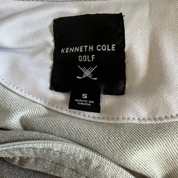 Kenneth Cole Golf Gray 1/2 Zip size men’s S - Picture 2 of 9